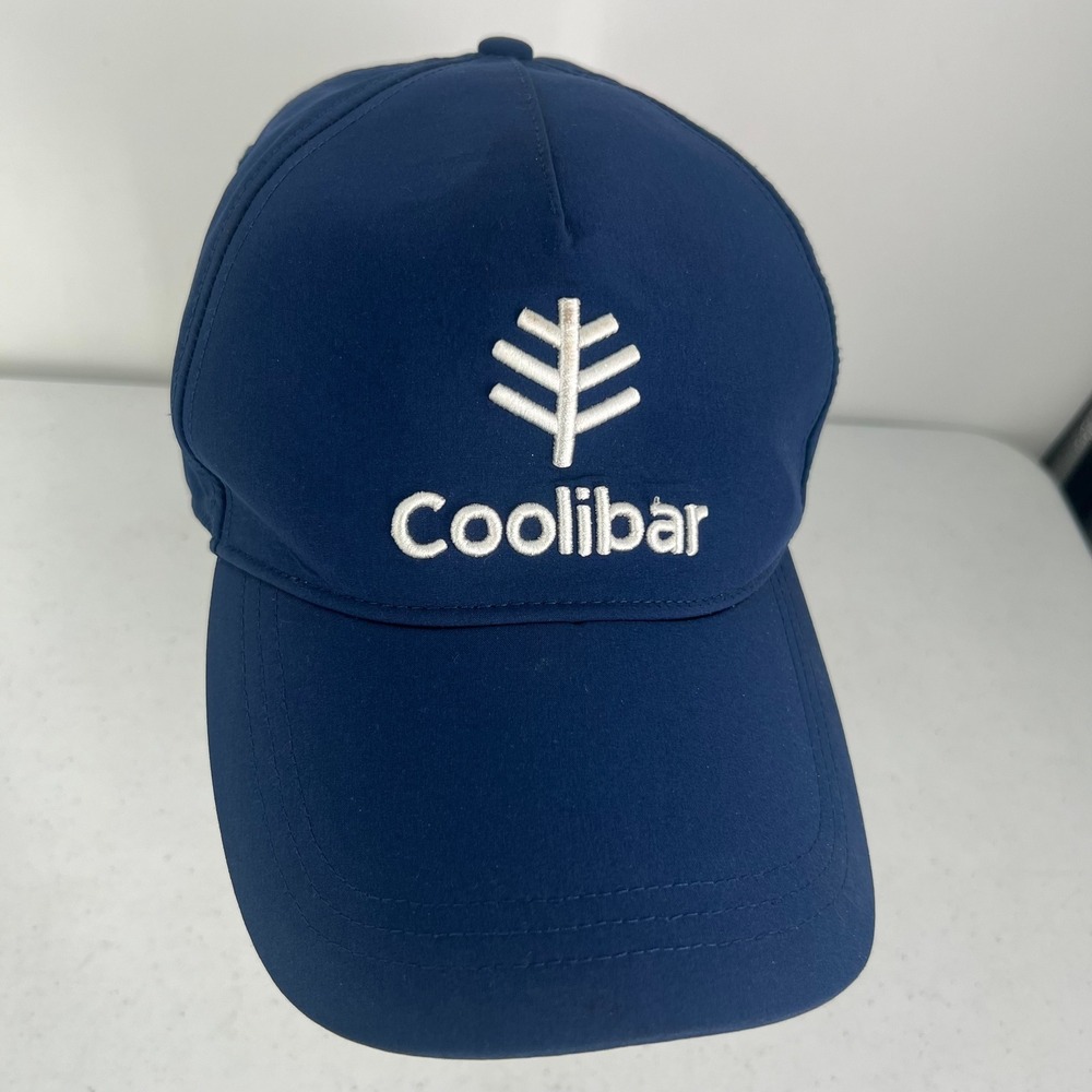Coolibar Backswing Golf Hat Navy Blue XXL Sun Protection Snapback Cap 10744 Mens
